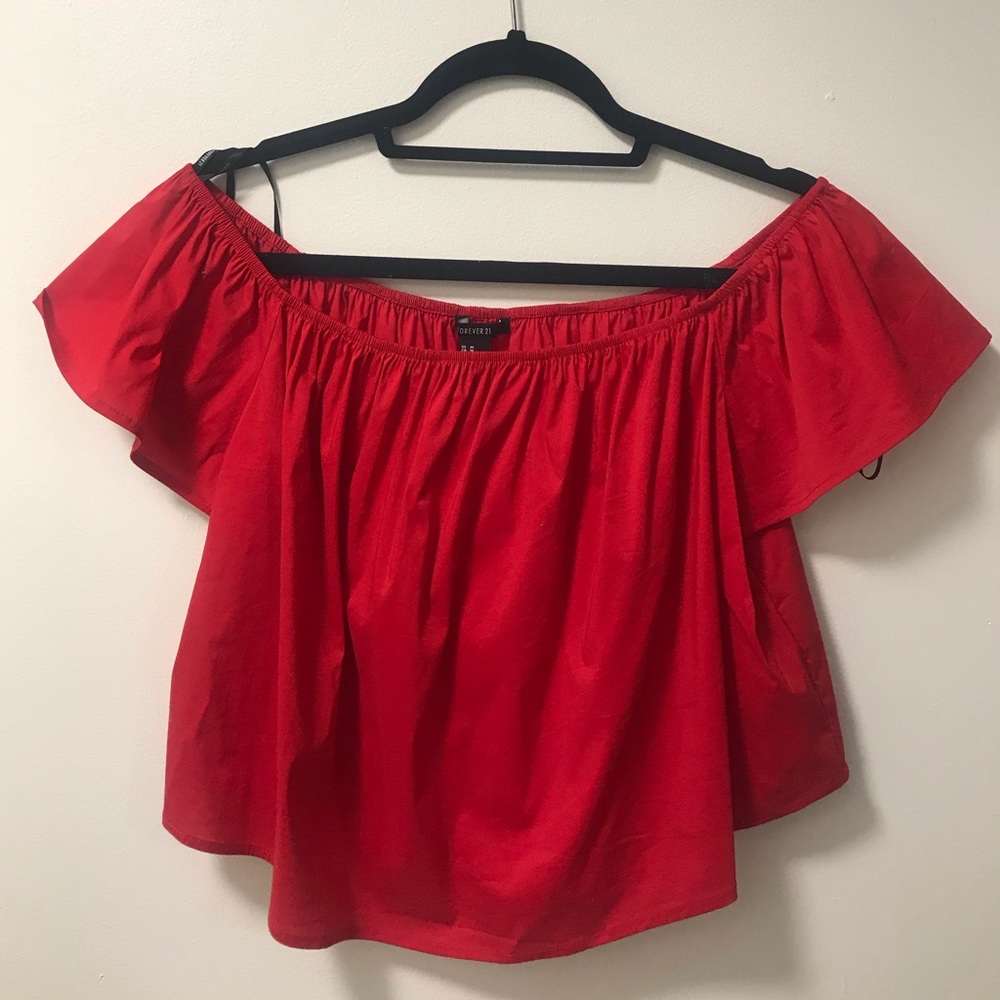 Forever21 Off the Shoulder Top - Picture 1 of 3